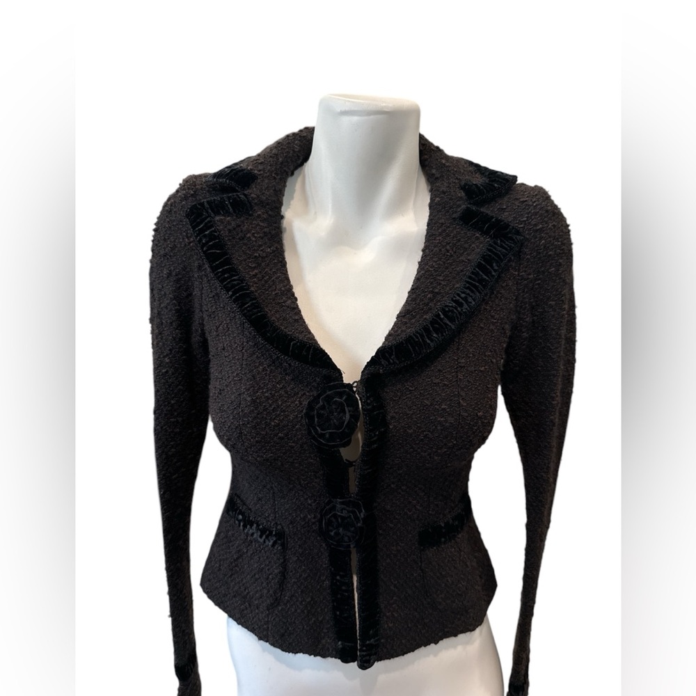 NANETTE LEPORE Wool Blend Jacket Blazer